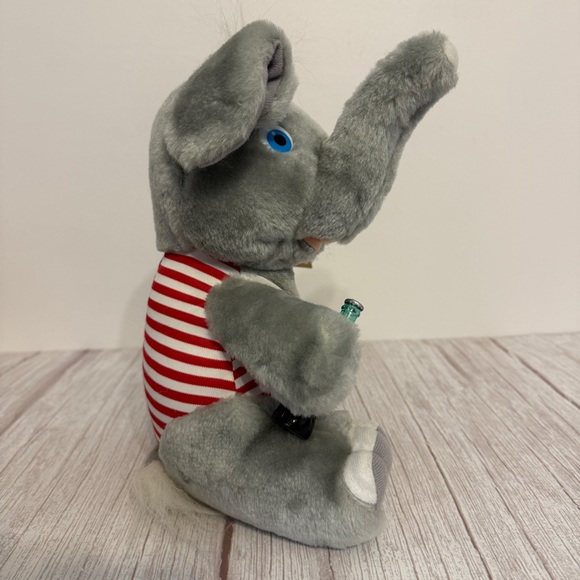 Coca Cola Brand Plush Collection 10" Elephant Lifeguard Coke Toy Tags 1993 Vtg - Picture 7 of 13